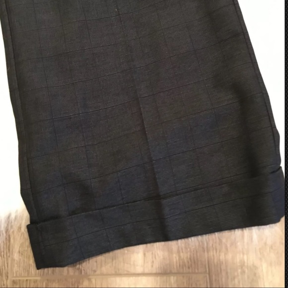 Bertucci Blue & Black Patterned Dress Pants Slacks - Picture 6 of 7